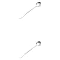 thumbnail image 2 of Langgg Portable And Durable Stainless Steel Teaspoon For Office Stirring Office Stirring Spoon Teaspoon silver spoon 2Set, 2 of 6