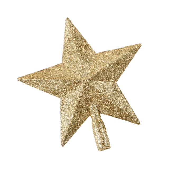 KLKCMS Christmas Tree Top Party Lightweight Star for Christmas Tree Top Christmas Gifts Gold