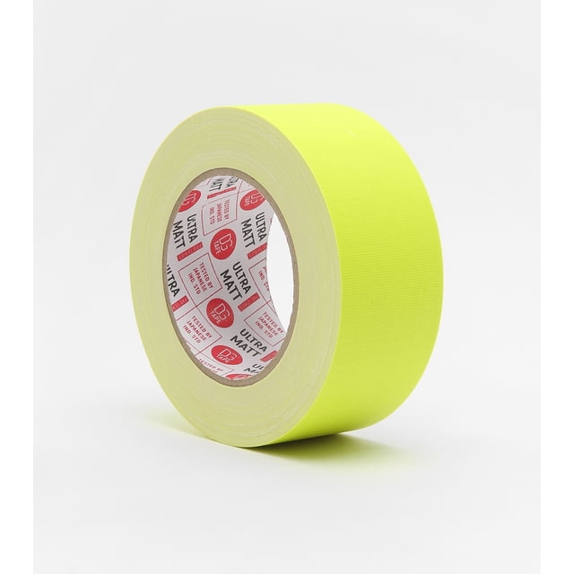 2 Po X 30 Ya - Ruban Gaffer Jaune Fluorescent / @ULTRAMATT 76MESH