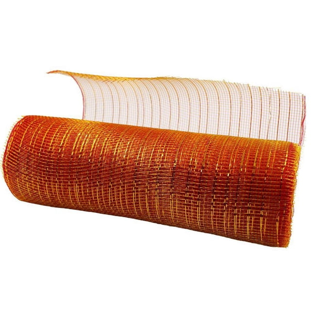 TINKER 10 Inch Wide Deco Poly Mesh Ribbon Deco Mesh Wreath Supplies Mesh Ribbon for Wreaths Mesh Wreath Ribbon Decorative Mesh for Wreaths Swags Craft Party Decorating