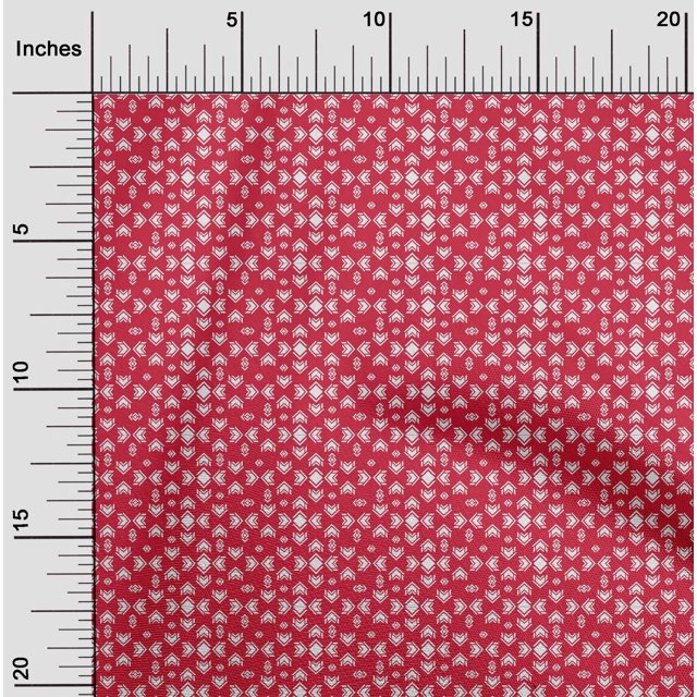 oneOone Cotton Flex Fabric Arrow & Diamond Geometric Print Fabric By Yard 40 Inch Wide
