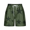 thumbnail image 4 of Plebaso Women's Summer Casual Shorts Printed Drawstring Shorts Lightweight Beach Shorts with Pockets, 4 of 5