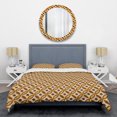 thumbnail image 1 of Designart « Design Ornemental Rétro V » Ensemble de Housse de Couette Mi-Siècle, 1 of 4