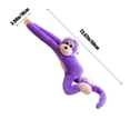 thumbnail image 4 of Purple 28 Inch Long Arm Monkey Plush Toy Stuffed Animal Soft Doll Hanging Decor For Home Decoration, 4 of 7