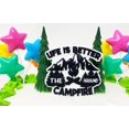 thumbnail image 4 of Outdoor Camping Hiking Recreational Themed Birthday Cake Topper (Unique Design), 4 of 4