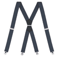 thumbnail image 1 of Buyless Fashion Suspenders for Men - 48 Elastic Adjustable Straps 1 1/4 - X Shape, 1 of 1