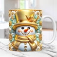 thumbnail image 1 of Aqestyerly Christmas Inflatable Mug Snowman Santa Mug Puffy Coffee Mug Press Gift Holiday Ceramic Mug With Handle HWRETIE, 1 of 5