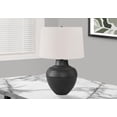 thumbnail image 1 of Monarch Specialties Lighting, 26"h, Table Lamp, Black Metal, Ivory / Cream Shade, Transitional, 1 of 6
