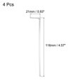 thumbnail image 2 of Unique Bargains 3/32' Ball End Hex Key Wrench, L Shaped Long Arm CR-V Repairing Tool, SAE 4 Pack, 2 of 5