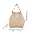 thumbnail image 3 of Oleegame 2 Pcs Rangement de Produits Sac en Maille pour Fruits et Légumes Sac Fourre-Tout Pliable Sac de Magasinage Sac Fourre-Tout Réutilisable Sac Fourre-Tout de Recyclage Sac Fourre-Tout Beige, 3 of 8