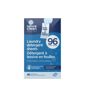 Nature Clean Laundry Detergent Sheets Fragrance Free 96 Loads