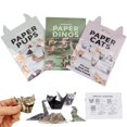 thumbnail image 1 of WJCA Foldable Cat Origami Paper Set, 50-Sheet Craft Kit for Adults and Kids, Fun DIY Activity & Desk Decor(3pcs), 1 of 7