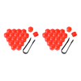 thumbnail image 1 of Maytalsory 20 Pieces Car Wheel Nut Caps Auto Hub Screw Cover Replacement Dust-proof Red 19mm 2Set, 1 of 6