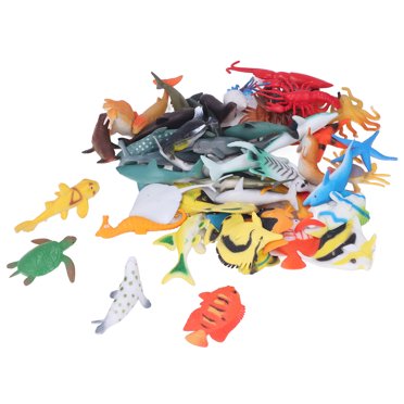 Small Animals Toys,48pcs Sea Animals Toys Miniature Toys Sea Animals Toys Enhanced Durability