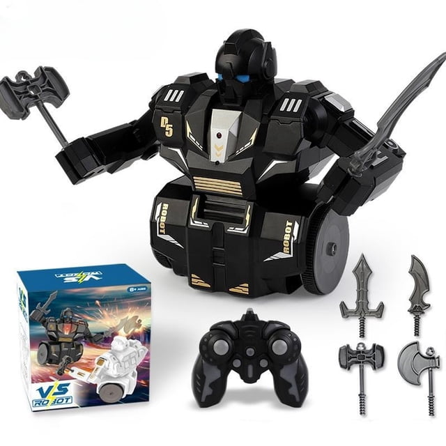 WSBDENLK Cyber Monday 2.4G Intelligent Matchmaking Robot Toys Boxing Fighting Spinning Matchmaking Children's Remote Control Toys, Parent-Child Interactive Toys, Party Toys Toys for Child Fall Saving