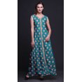 thumbnail image 2 of Bimba Floral Ladies Printed Front Slit Sleeveless Maxi Summer Long CasualDress-Medium, 2 of 5