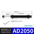 thumbnail image 1 of Bgsha Hydraulic Shock Absorber Hydraulic Buffer Damper Hydraulic Damper Oil Pressure Buffer Damper Cylinder Spring Adjustable AC0806/2020/1008 Accessories, 1 of 1