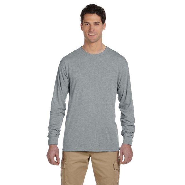 Jerzees Adult 5.3 oz. DRI-POWER SPORT Long-Sleeve T-Shirt - 21ML