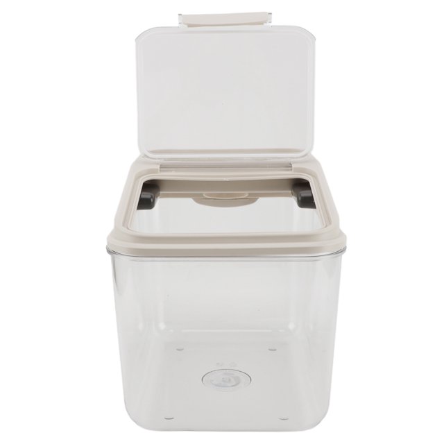 Rice Storage Container,Transparent Airtight Dampproof Rice Bucket Rice Storage Bins Kitchen Cereal Storage Containers Pet Food Bucket For Storage Dry Food Pet Food
