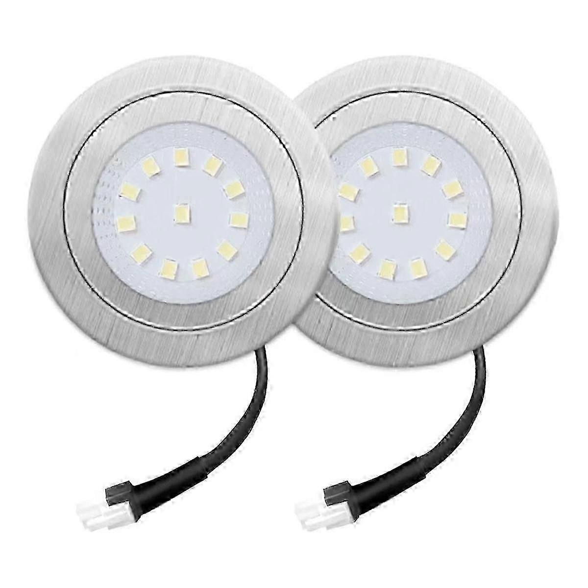 2-Pack 1.5W 12VDC Range Hood Light Bulbs, Replace 20W Halogen for Kitchen Cooker Hood