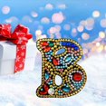 thumbnail image 4 of Porte-clés de Noël 26 Lettres Pendentif Strass, 4 of 8