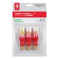 thumbnail image 1 of Holiday Time Lot De 3 Ampoules À Flamme De Bougie, 1 of 4