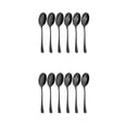 thumbnail image 2 of Wweixi 6pieces Lightweight And Portable Stainless Steel Set For Easy Dining On Go Stainless Steel Spoons Easy To Clean black 2Set, 2 of 6