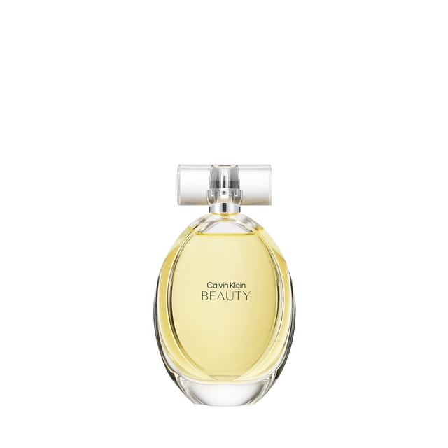 Calvin Klein Beauty Eau de Parfum pour Femmes, Fragrance Florale, notes de Tête : Jasmin, Bouteille Rectangulaire en Verre de 50 ml Orientée vers l'Avant avec Liquide Pêche Pâle et Bouchon Argenté, logo Calvin Klein Imprimé; notes de Tête Jasmin, notes de Cœur ambrette et base en Cèdre; Convient comme Parfum de Soirée signature Ou Cadeau Élégant.