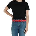 thumbnail image 3 of CTM® Ceinture Habillée en Cuir 1 1/8 Pouce (Femme), 3 of 5