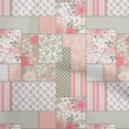 thumbnail image 1 of oneOone Cotton Poplin Peach Fabric Floral Sewing Craft Projects Fabric Prints By Yard 56 Inch Wide, 1 of 5