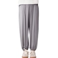 thumbnail image 2 of Kids' Loose Solid Color Jogging Slacks 3 12 Years Old, 2 of 4