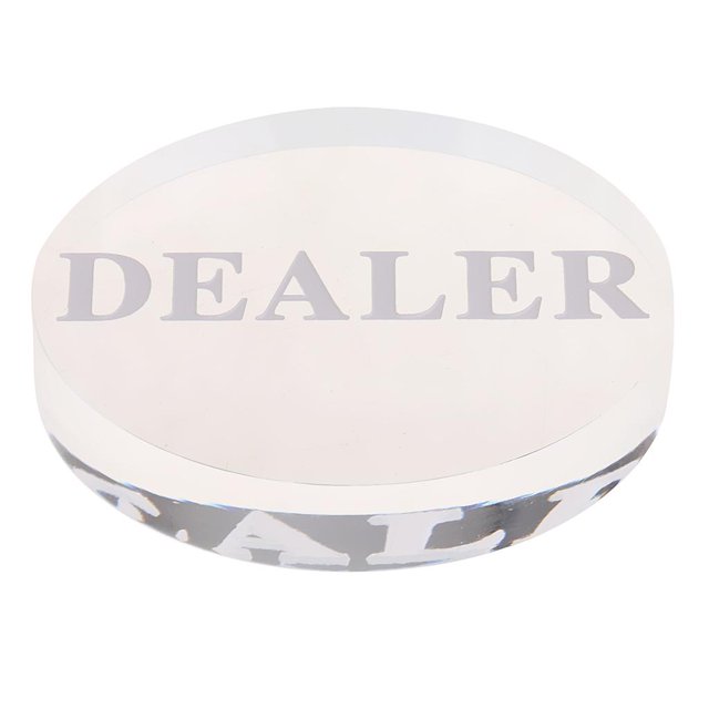 Milaget Acrylic Professional Dealer Button For Card Game Casino Game New