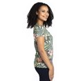 thumbnail image 3 of T-Shirt à Manches Courtes Col en V pour Femmes - JUNGLE Tropicale - 2TG, 3 of 3