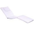 thumbnail image 1 of All Things Cedar Royal White Chaise Lounger Cushion, 1 of 1
