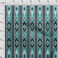 thumbnail image 2 of oneOone Cotton Poplin Fabric Stripe & Geometric Ikat Printed Craft Fabric BTY 56 Inch Wide, 2 of 4
