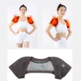 thumbnail image 3 of Hearth & Gear Heat Generating Shoulder Pad Wrap Brace Technology 3 Heating Settings Battery Operated Portable Pad Heat Cold Freezing Relaxing Muscle Man Woman Mini Bike Pedal Weight Bands for Exercise, 3 of 6