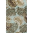 thumbnail image 1 of HomeRoots 353964 30 x 50 in. Wool Aqua Area Rug, 1 of 1