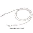 thumbnail image 2 of Chaîne de Retenue pour Lunettes, Lunettes de Lecture, Lunettes de Soleil, Corde Perlée, Sangle de Chaîne Rétro, Support Décoratif, Blanc, 2 of 8