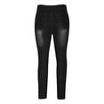 thumbnail image 3 of Jeans for Men Men's Solid Casual Pocket Outdoor Spring Lightweight Classic Work Elastic Jeans Pant, 3 of 7
