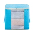 thumbnail image 2 of TopLLC Storage Bins Large Capacity Clothes Storage Bag Organizer With Thick Fabric For Comforters Blankets Bedding Foldable With Sturdy Zipper Clear Window Storage Bags, 2 of 2