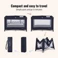 thumbnail image 2 of Dream On Me Zazzy Portable Play yard with Bassinet, 2 of 7