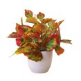 thumbnail image 1 of Artificial Potted Plant Leaf Simulation Leaves Home Office Desktop Greenery Decoration, 1 of 4