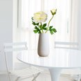 thumbnail image 1 of Baohd 2-head Artificial Camellia Bouquet Simulation Flower Table Centerpiece artificial Floral Decor, Creamy White, 1 of 7