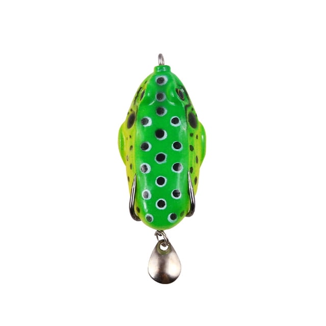 Fish Lure Artificial Bait 8cm Fine Workmanship Compact Size Smooth No Burrs Exquisite Sweet Gift Rotating Wobbler Lures Light Green