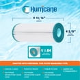 thumbnail image 4 of Hurricane HF4325 Advanced Spa Filter Cartridge for Unicel C-4325 & PA225, 2 Pack, 4 of 7