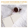 thumbnail image 3 of WEUVEB 1Set White Lined Paper Professional Loose Leaf Paper for Writing and Planning Use, 3 of 8