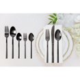 thumbnail image 2 of Safdie & Co. Flatware Stainless Steel Palos Black Matt 20PC Set, 2 of 2