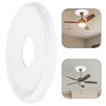 thumbnail image 2 of KAKOWELY ceiling White Ceiling Medallion Decorative Ceiling Light Medallion Round Medallion For Light Fixtures And Ceiling Fans Home Decor12.99"X12.99"X0.98", 2 of 5