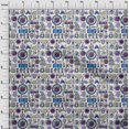 thumbnail image 4 of oneOone Tissu Flex Coton Bleu Matériel de Robe Médical Imprimé Tissu au Mètre 40 Pouces de Large, 4 of 4
