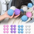 thumbnail image 1 of 6 Pcs Balles de Sécheuse Réutilisables, Assouplissant pour Tissus, Réduit les Rides, Fournitures de Nettoyage Durables pour Lessive Douce, Balles de Sécheuse Écologiques, Balles de Sécheuse Réutilisables pour Séchage à la Machine, $BS$3, 1 of 9